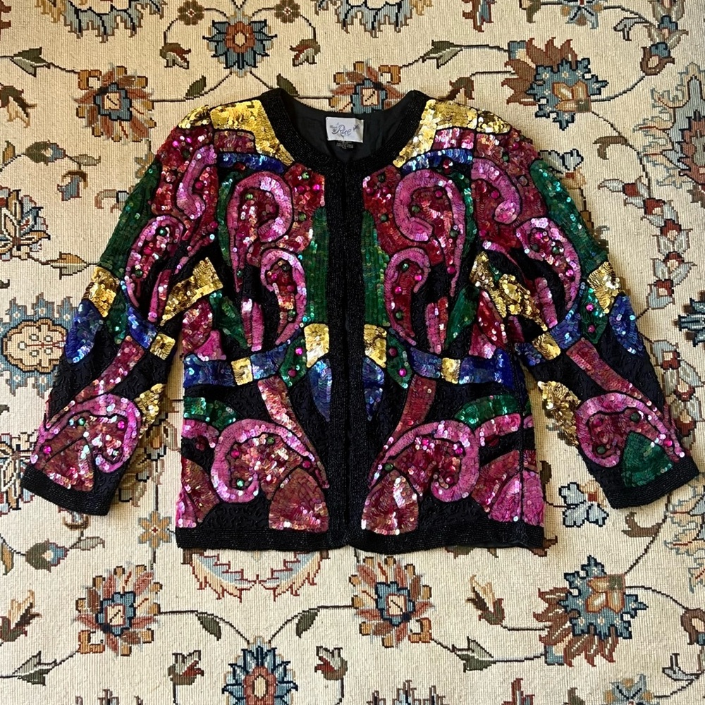 Golden Girls Multicolor Sequin Blazer